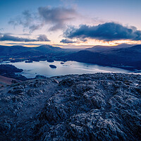 Buy canvas prints of Cat Bells Blue Hour by Jonny Gios