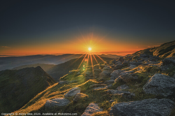 Helvellyn Sunrise  Picture Board by Jonny Gios