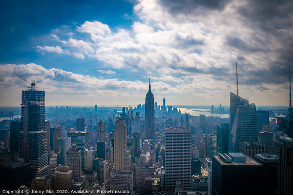 New York Skyline  Picture Board by Jonny Gios