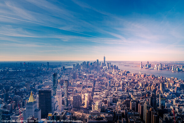 New York Skyline  Picture Board by Jonny Gios