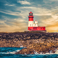 Buy canvas prints of Farne Island Lighthouse  by Jonny Gios