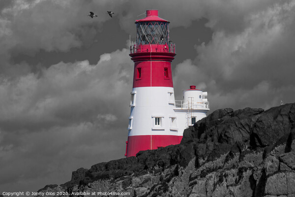 Longstone Lighthouse on Farne Island  Picture Board by Jonny Gios