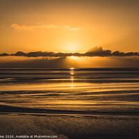 Buy canvas prints of Golden Sunset at Silverdale by Jonny Gios