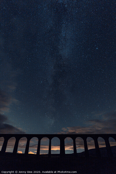 Ribblehead Viaduct Stars Picture Board by Jonny Gios