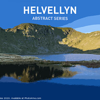 Buy canvas prints of Helvellyn Abstract from Red Tarn by Jonny Gios