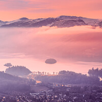 Buy canvas prints of Clouds over Derwentwater by Jonny Gios