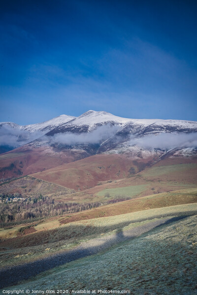 Clouds Touching Skiddaw  Picture Board by Jonny Gios