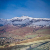 Buy canvas prints of Clouds Touching Skiddaw  by Jonny Gios