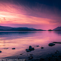 Buy canvas prints of Sunset at Derwentwater by Jonny Gios