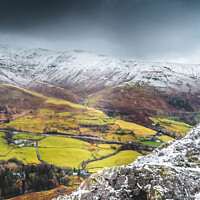 Buy canvas prints of Helm Crag looking onto Grasmere by Jonny Gios