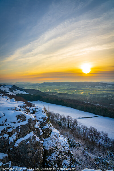 Scout Scar Sunset Picture Board by Jonny Gios