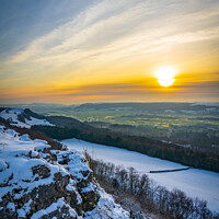 Buy canvas prints of Scout Scar Sunset by Jonny Gios