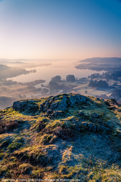 Sunrise from Todd Crag Picture Board by Jonny Gios
