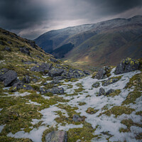 Buy canvas prints of Looking down Dunmail  by Jonny Gios
