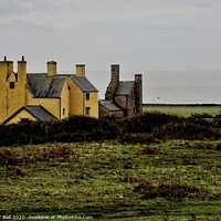 Buy canvas prints of The Haunted Sker House,Porthcawl, South Wales by Gaynor Ball