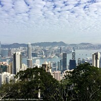 Buy canvas prints of Victoria Peak, Hong Kong  by Gaynor Ball