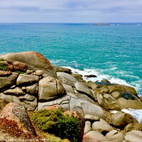 Buy canvas prints of Granite Island off Victor Harbour, South Australia  by Gaynor Ball