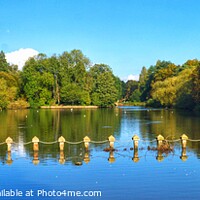 Buy canvas prints of Lakeside Charms - (Panorama.) by 28sw photography
