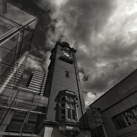 Buy canvas prints of Clocktower Drama. by 28sw photography
