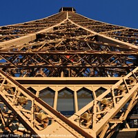 Buy canvas prints of Pride of Paris - Eiffel Tower with unique point of by PhotOvation-Akshay Thaker
