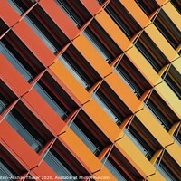 Buy canvas prints of An artistic abstract of the colorful building by PhotOvation-Akshay Thaker