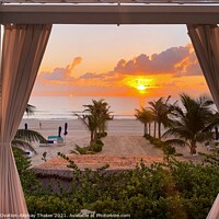 Buy canvas prints of Poster perfect window of Sunrise in Cancun, Mexico by PhotOvation-Akshay Thaker