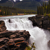 Buy canvas prints of Athabasca Falls by PhotOvation-Akshay Thaker