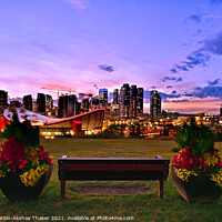 Buy canvas prints of An attractive view of City of Calgary downtown  by PhotOvation-Akshay Thaker