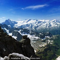 Buy canvas prints of Valley view at Mount Titlis located in Central Switzerland by PhotOvation-Akshay Thaker