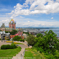 Buy canvas prints of A view of the Landmark hotel in Québec city Canada by PhotOvation-Akshay Thaker