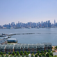 Buy canvas prints of A view of New York city panoramic cityscape by PhotOvation-Akshay Thaker
