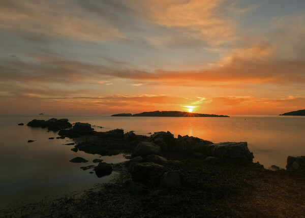 A peaceful sunrise from Sa Sal Rossa in Ibiza Picture Board by Vicen Photo