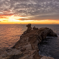 Buy canvas prints of Dramatic sunrise at Cape Martinet in Ibiza by Vicen Photo