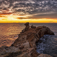 Buy canvas prints of A beautiful sunrise at Cape Martinet in Ibiza by Vicen Photo