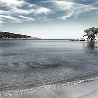 Buy canvas prints of A heavenly beach in Ibiza by Vicen Photo