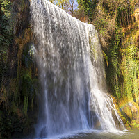 Buy canvas prints of The beautiful waterfall of the whimsical in the Stone Monastery by Vicen Photo