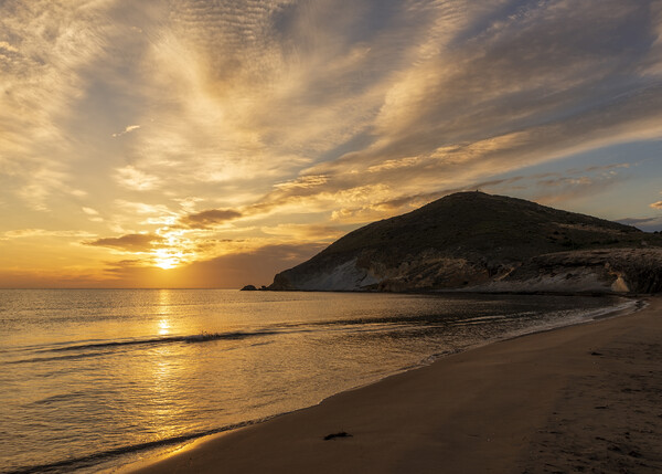 Sunrise on the Genoveses beach in Almeria Picture Board by Vicen Photo