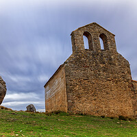 Buy canvas prints of Photograph with a lonely hermitage in Gormaz by Vicen Photo
