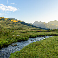 Buy canvas prints of Photography with a stream in a green landscape in the aran valley by Vicen Photo