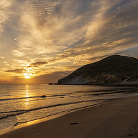 Buy canvas prints of A sunrise on the Genoveses beach in Almeria by Vicen Photo