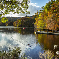 Buy canvas prints of Autumn at Loch Faskally by Ken le Grice