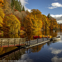 Buy canvas prints of Autumn at Faskally by Ken le Grice