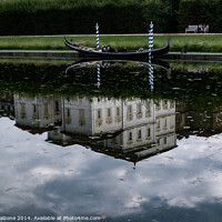 Buy canvas prints of Reflections in the Castle of Venaria Reale, Turin  by Sergio Falzone