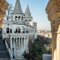 Buy canvas prints of Fisherman's Bastion in Budapest by Sergio Falzone