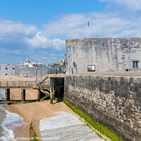 Buy canvas prints of Round & Square Towers, Forts in Old Portsmouth by Geoff Smith