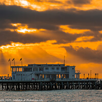 Buy canvas prints of Worthing Pier at Sunrise by Geoff Smith