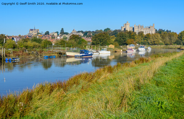 Castle and river in Arundel Picture Board by Geoff Smith