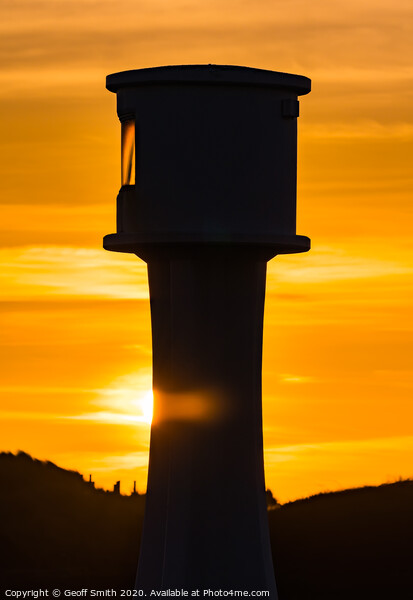 Littlehampton Lighthouse at Sunset Picture Board by Geoff Smith