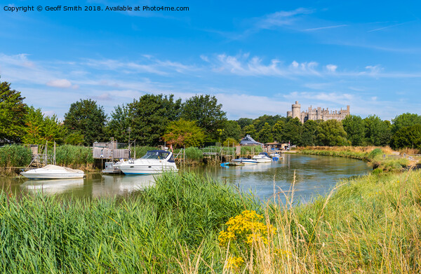 Summer on River Arun Picture Board by Geoff Smith