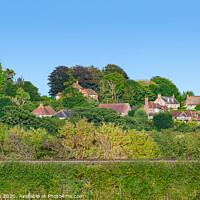 Buy canvas prints of Warningcamp Village in Summer by Geoff Smith